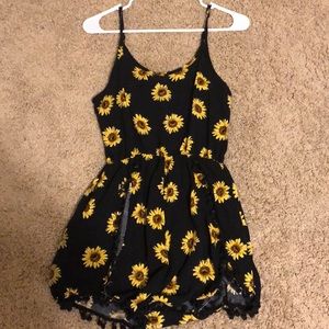 Women’s sunflower romper size S